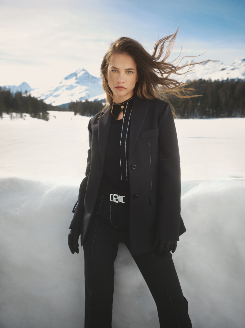 Barbara Palvin featured in  the Ports 1961 advertisement for Autumn/Winter 2024