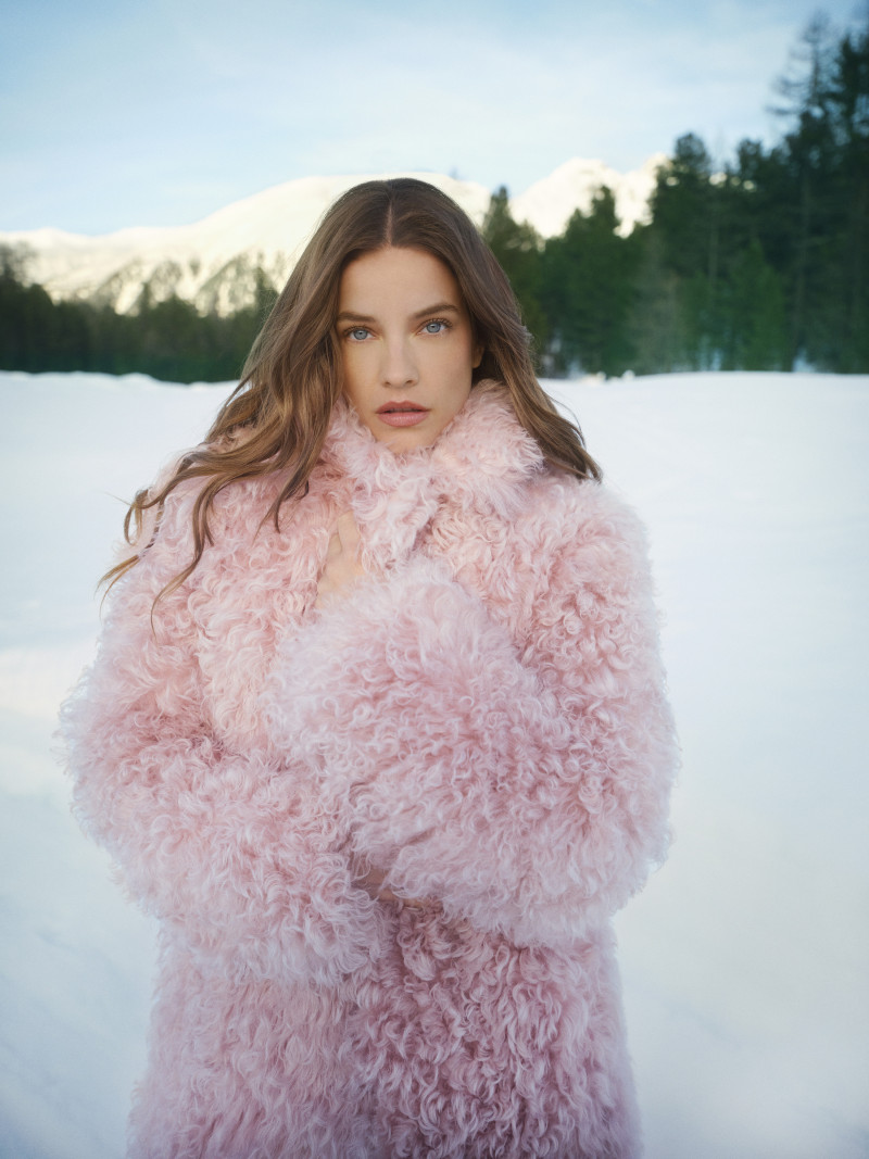 Barbara Palvin featured in  the Ports 1961 advertisement for Autumn/Winter 2024