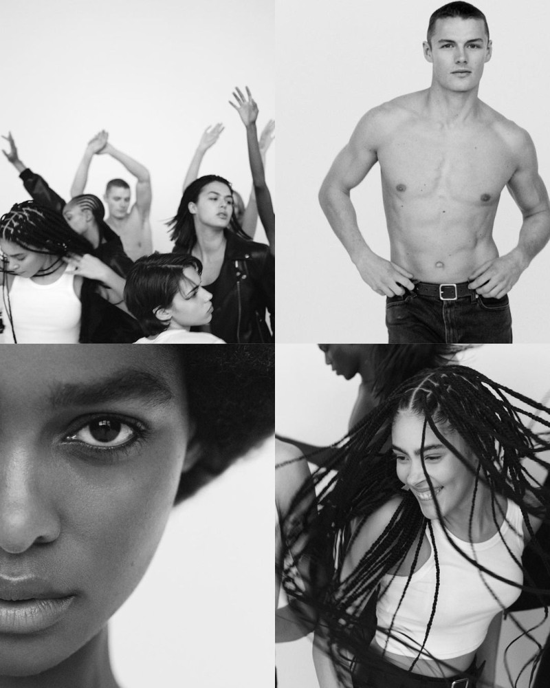 Blesnya Minher featured in  the Calvin Klein Fragrance CK One Essence Fragrance 2024 Campaign advertisement for Fall 2024