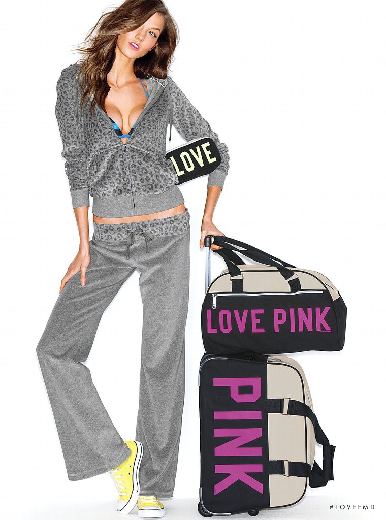 Karlie Kloss featured in  the Victoria\'s Secret PINK catalogue for Autumn/Winter 2011
