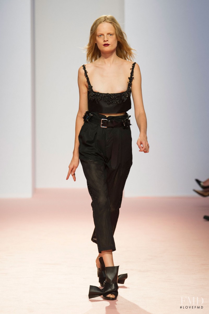 Hanne Gaby Odiele featured in  the N° 21 fashion show for Spring/Summer 2015