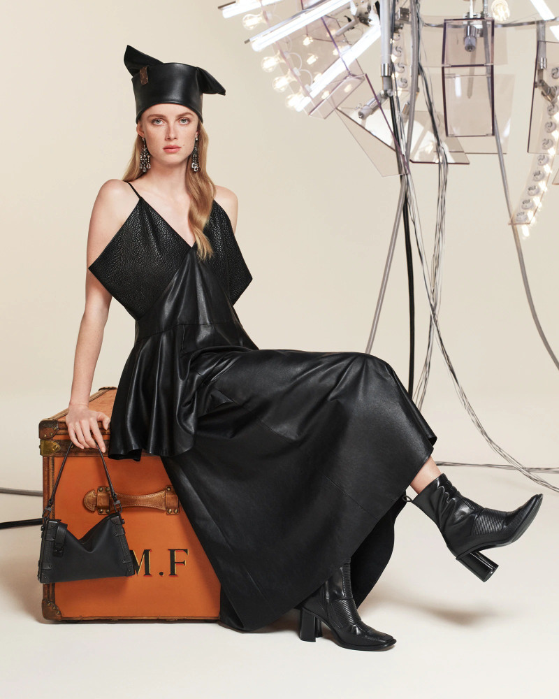 Rianne Van Rompaey featured in  the Louis Vuitton advertisement for Autumn/Winter 2024