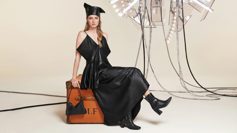 Rianne Van Rompaey featured in  the Louis Vuitton advertisement for Autumn/Winter 2024
