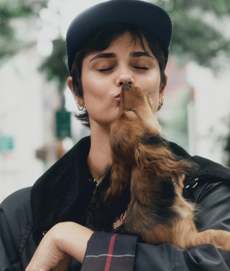 Taylor Hill featured in  the Anthropologie advertisement for Autumn/Winter 2024
