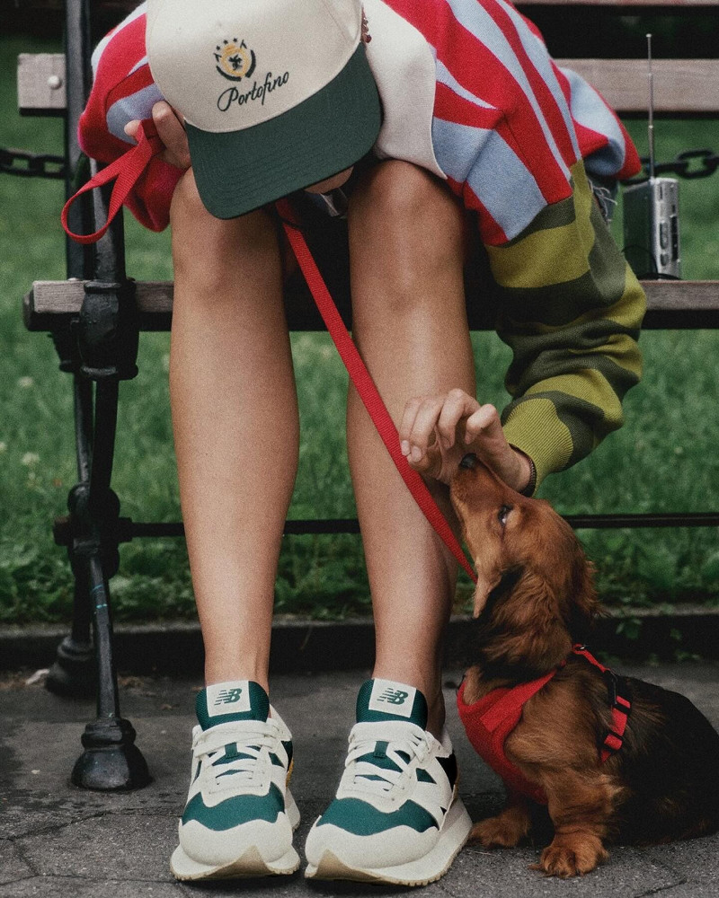 Taylor Hill featured in  the Anthropologie advertisement for Autumn/Winter 2024