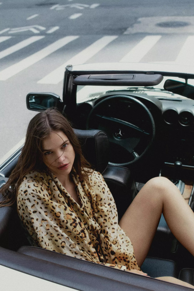 Barbara Palvin featured in  the Anthropologie advertisement for Autumn/Winter 2024