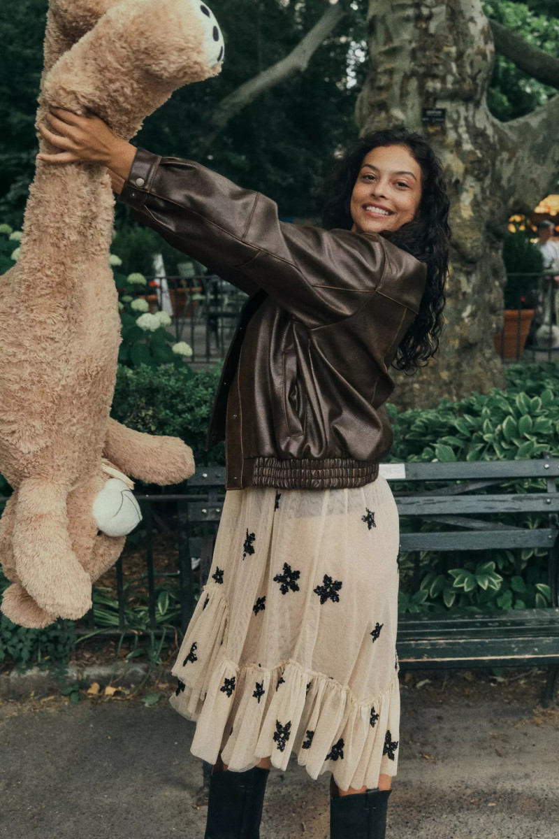 Devyn Garcia featured in  the Anthropologie advertisement for Autumn/Winter 2024