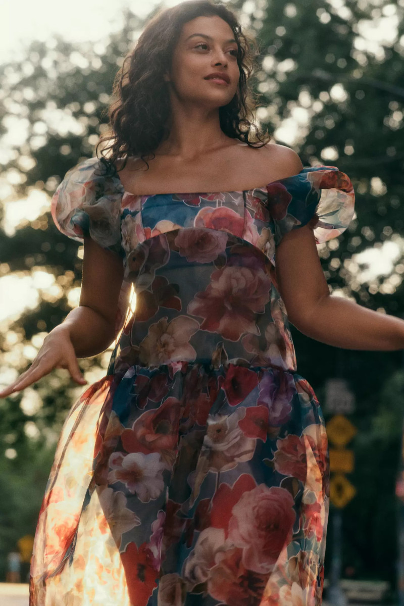 Devyn Garcia featured in  the Anthropologie advertisement for Autumn/Winter 2024