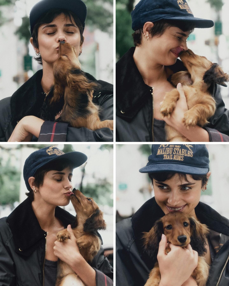 Taylor Hill featured in  the Anthropologie advertisement for Autumn/Winter 2024