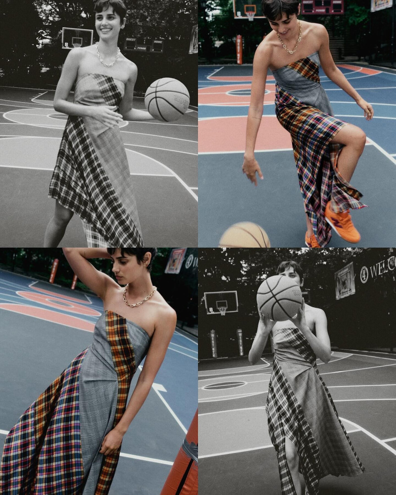 Taylor Hill featured in  the Anthropologie advertisement for Autumn/Winter 2024