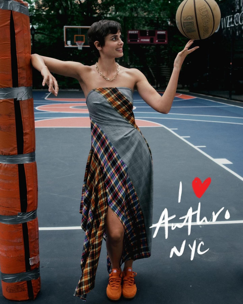 Taylor Hill featured in  the Anthropologie advertisement for Autumn/Winter 2024