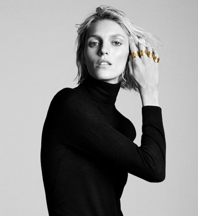 Anja Rubik featured in  the Mene advertisement for Spring/Summer 2018