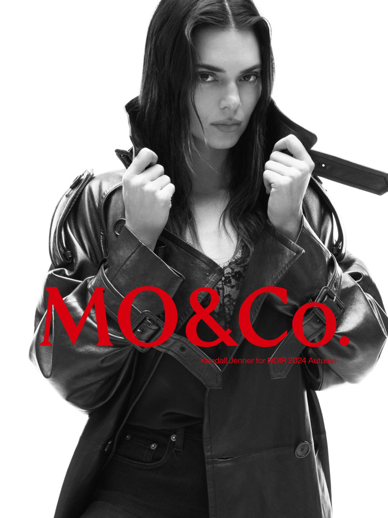 Kendall Jenner featured in  the MO&Co. advertisement for Autumn/Winter 2024