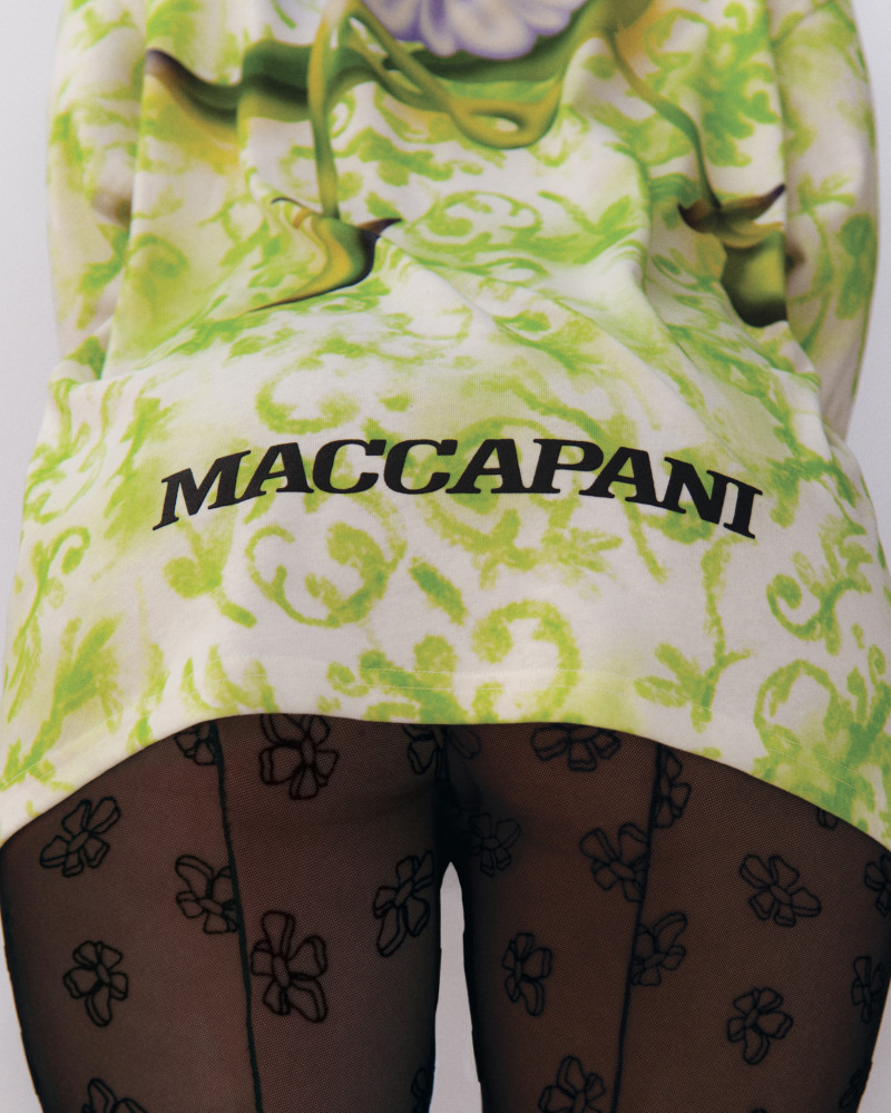 Jess Maybury featured in  the Maccapani advertisement for Autumn/Winter 2024