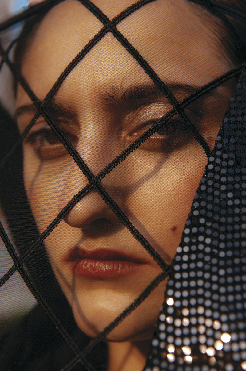 Jess Maybury featured in  the Maccapani advertisement for Autumn/Winter 2024