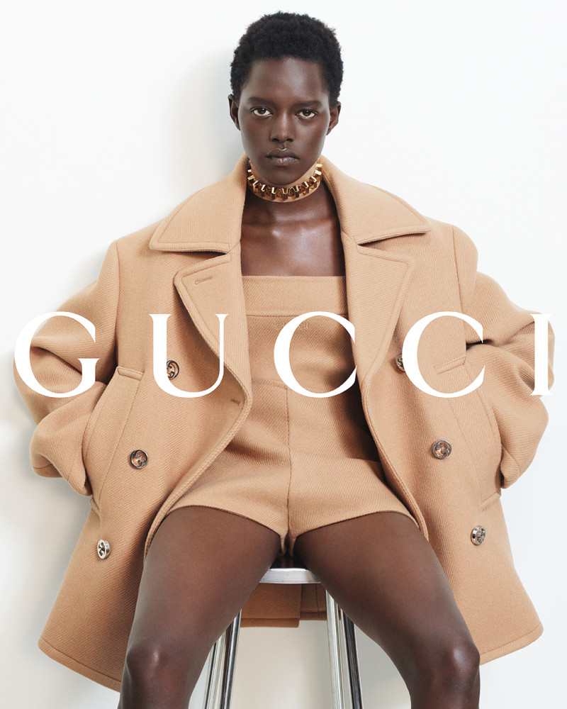 Alaato Jazyper featured in  the Gucci advertisement for Autumn/Winter 2024