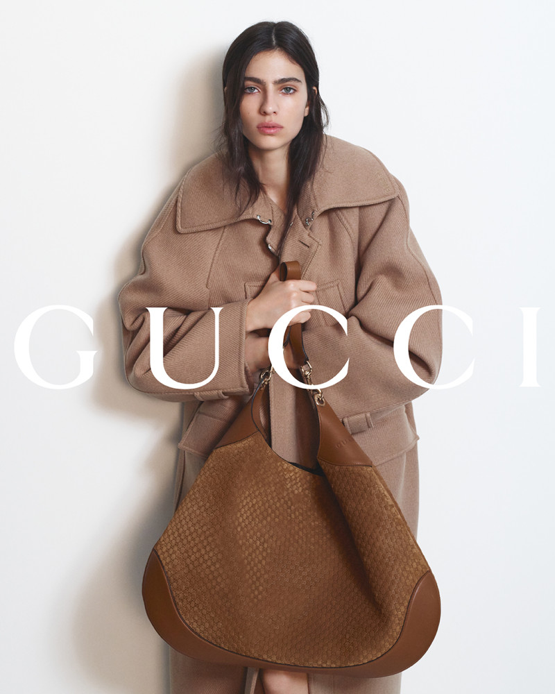 Loli Bahia featured in  the Gucci advertisement for Autumn/Winter 2024