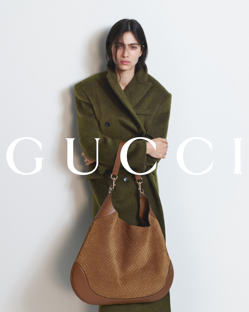 Loli Bahia featured in  the Gucci advertisement for Autumn/Winter 2024