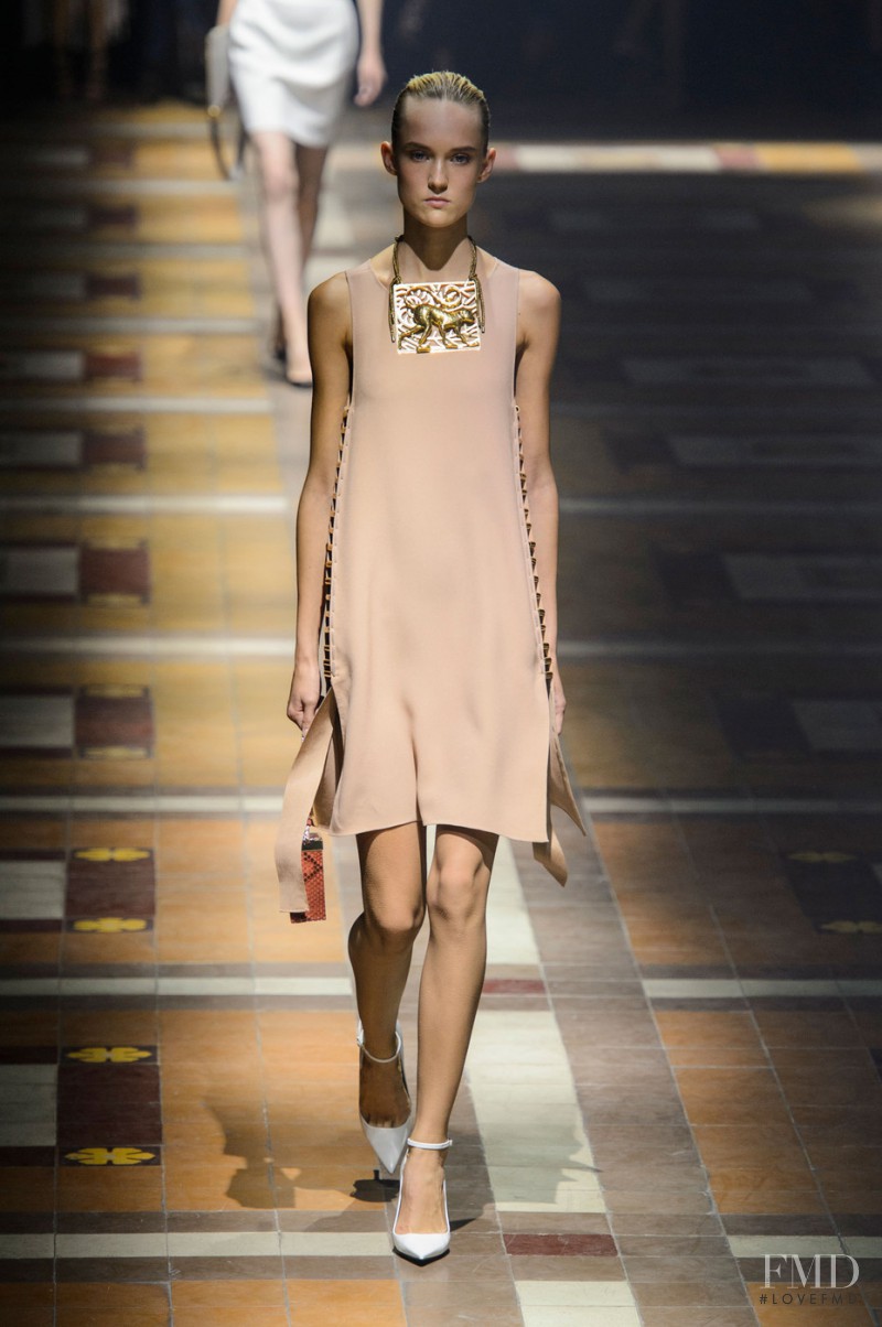 Harleth Kuusik featured in  the Lanvin fashion show for Spring/Summer 2015