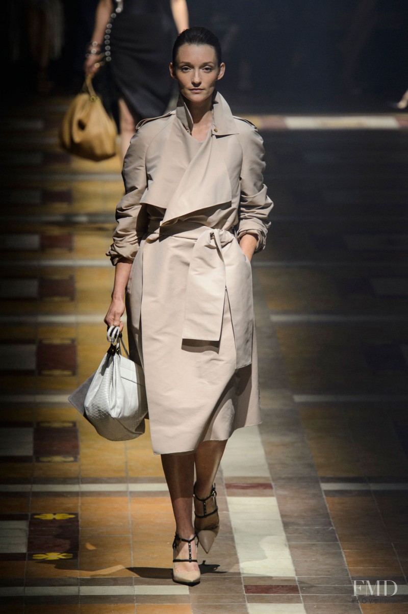 Audrey Marnay featured in  the Lanvin fashion show for Spring/Summer 2015