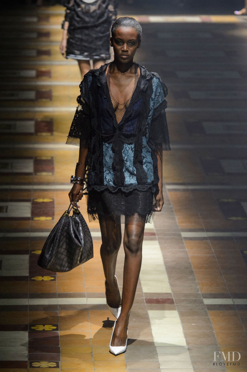 Kai Newman featured in  the Lanvin fashion show for Spring/Summer 2015