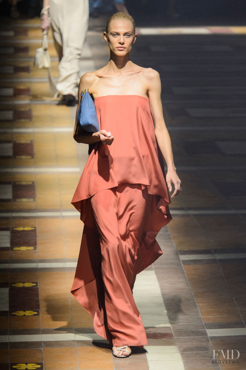 Aymeline Valade featured in  the Lanvin fashion show for Spring/Summer 2015