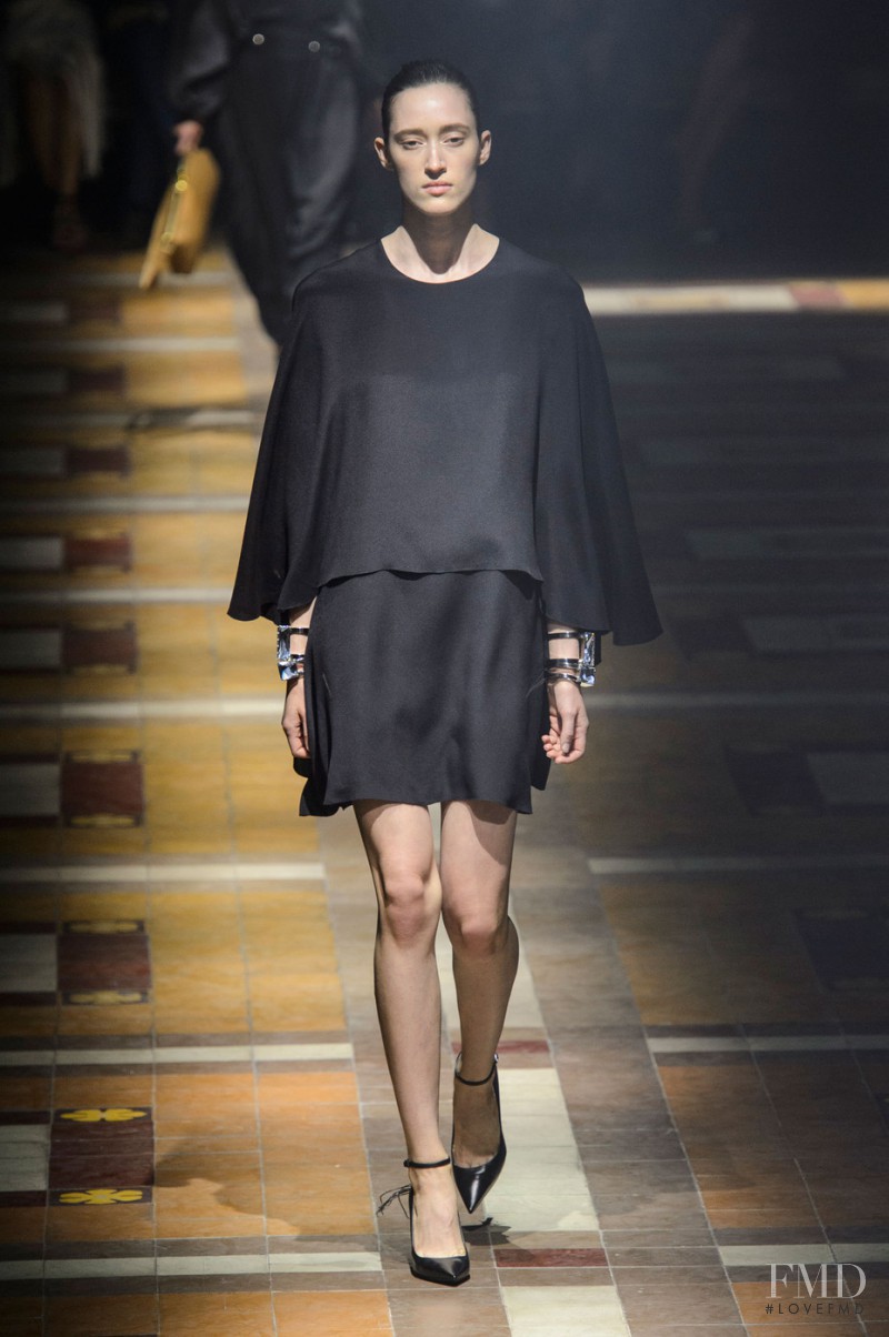 Helena Severin featured in  the Lanvin fashion show for Spring/Summer 2015