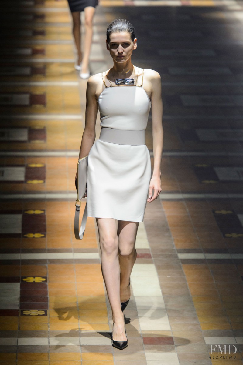 Katlin Aas featured in  the Lanvin fashion show for Spring/Summer 2015