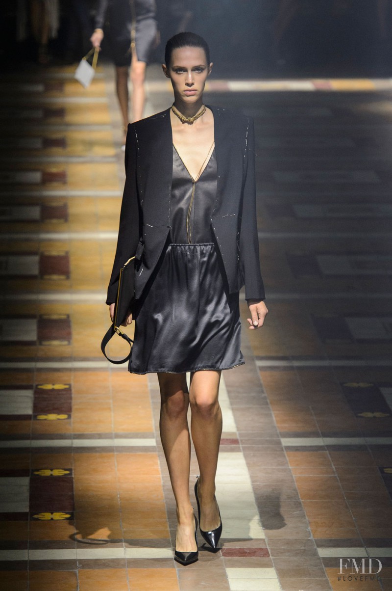 Georgia Hilmer featured in  the Lanvin fashion show for Spring/Summer 2015