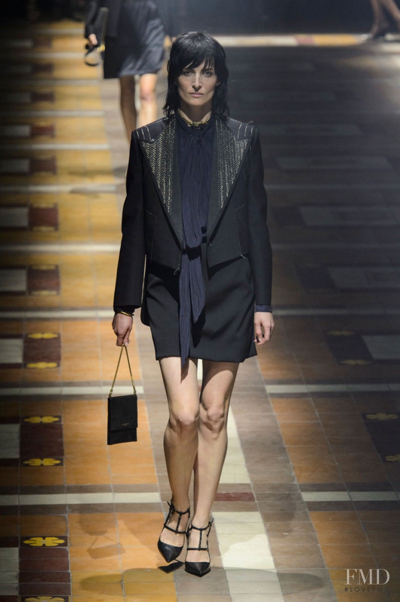 Kim Peers featured in  the Lanvin fashion show for Spring/Summer 2015