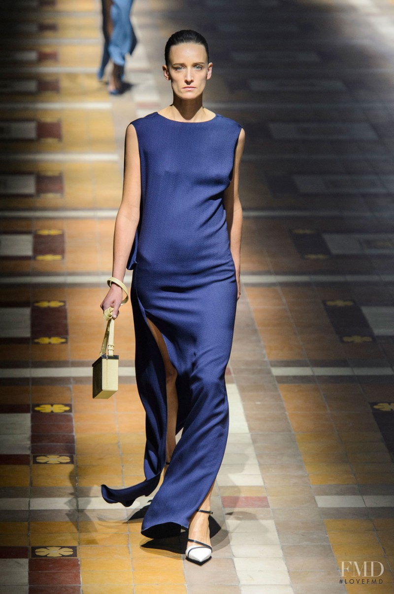 Ann-Catherine Lacroix featured in  the Lanvin fashion show for Spring/Summer 2015
