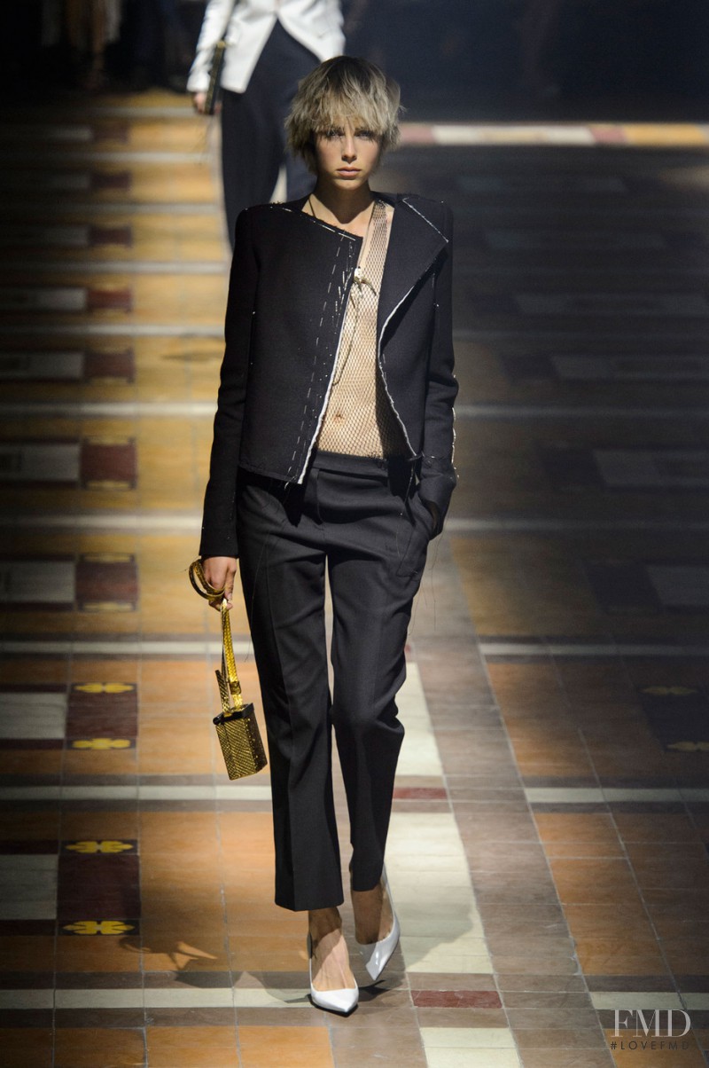 Edie Campbell featured in  the Lanvin fashion show for Spring/Summer 2015