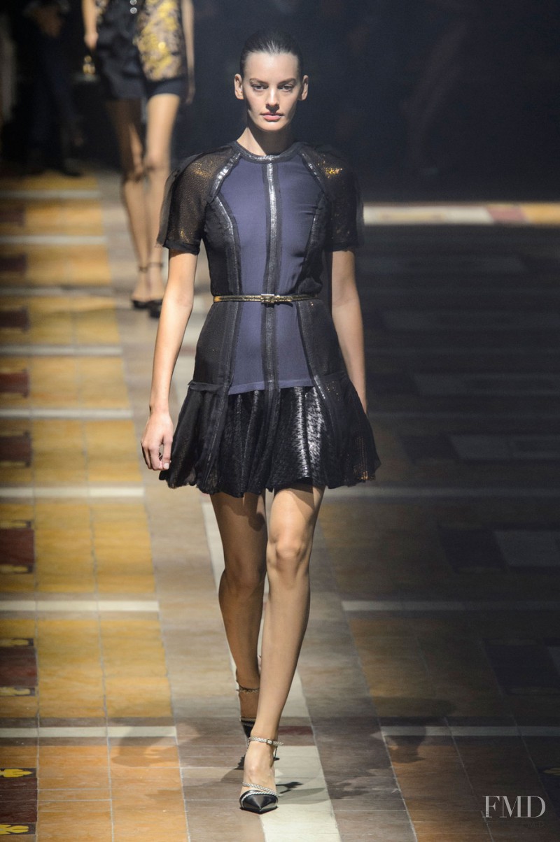 Amanda Murphy featured in  the Lanvin fashion show for Spring/Summer 2015