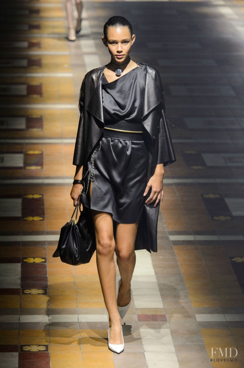 Binx Walton featured in  the Lanvin fashion show for Spring/Summer 2015