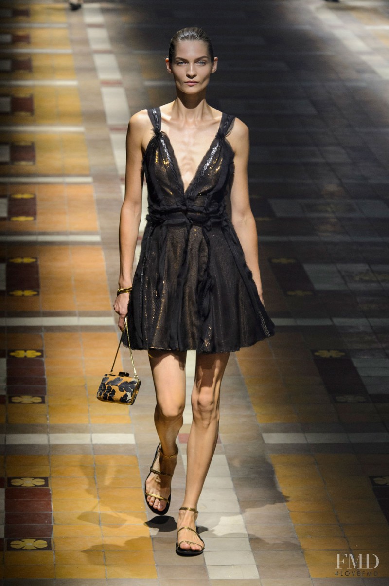 Karolin Wolter featured in  the Lanvin fashion show for Spring/Summer 2015