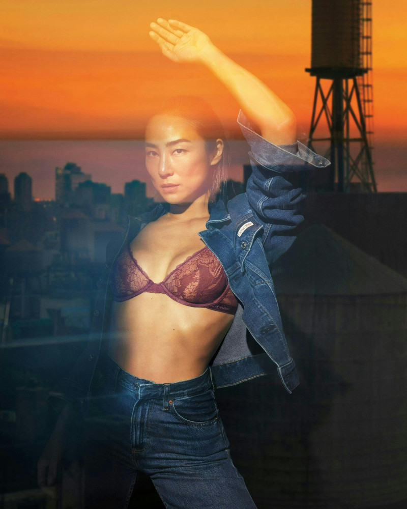 Calvin Klein Underwear Featuring Greta Lee advertisement for Fall 2024