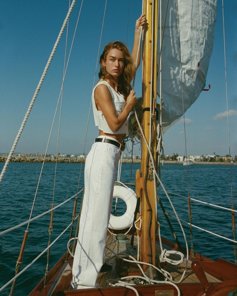 Jenn DuPuy featured in  the Amisu by New Yorker lookbook for Spring/Summer 2024