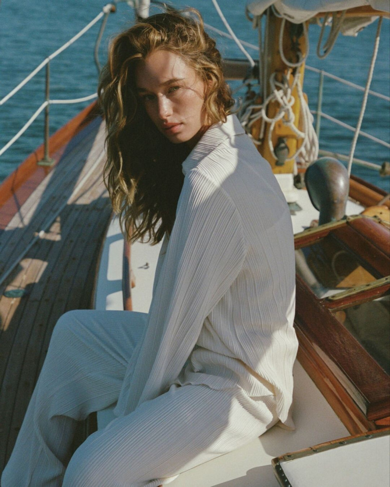 Jenn DuPuy featured in  the Amisu by New Yorker lookbook for Spring/Summer 2024