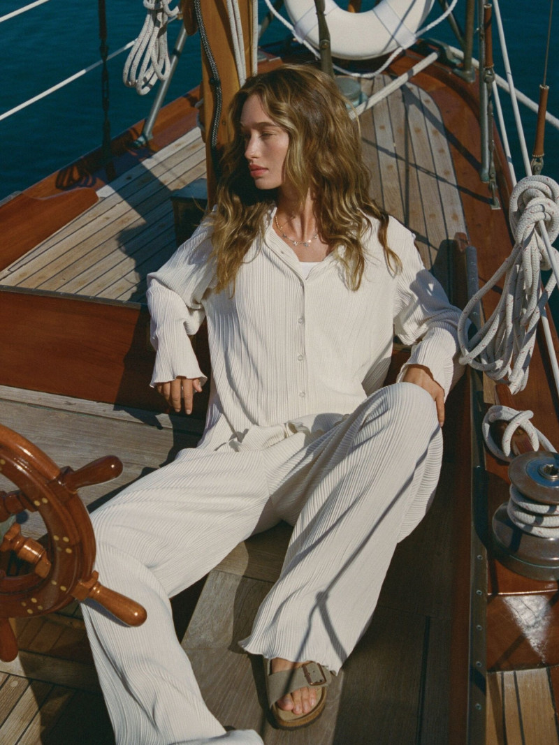 Jenn DuPuy featured in  the Amisu by New Yorker lookbook for Spring/Summer 2024