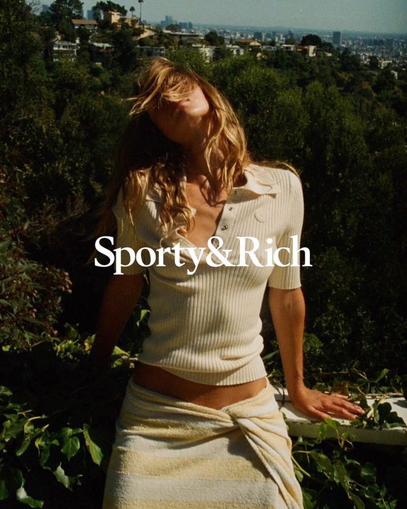 Jenn DuPuy featured in  the Sporty & Rich advertisement for Summer 2024