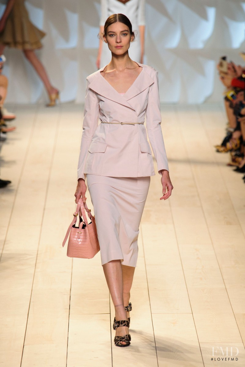 Kati Nescher featured in  the Nina Ricci fashion show for Spring/Summer 2015