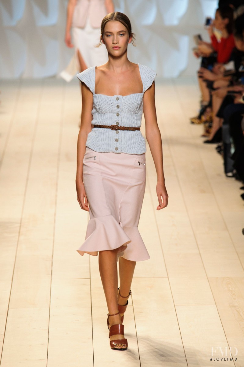 Paulina King featured in  the Nina Ricci fashion show for Spring/Summer 2015