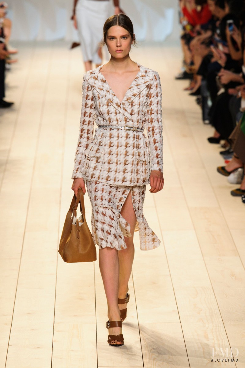 Caroline Brasch Nielsen featured in  the Nina Ricci fashion show for Spring/Summer 2015