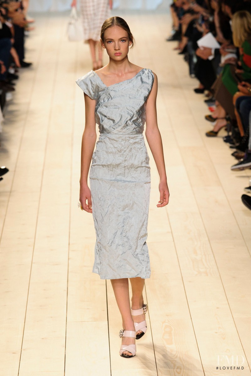 Adrienne Juliger featured in  the Nina Ricci fashion show for Spring/Summer 2015