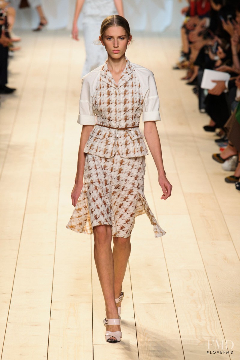 Sabina Lobova featured in  the Nina Ricci fashion show for Spring/Summer 2015