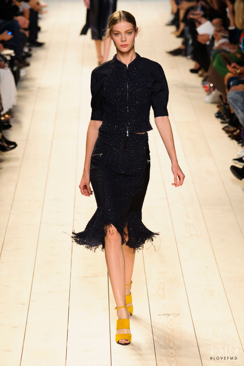 Carolin Loosen featured in  the Nina Ricci fashion show for Spring/Summer 2015