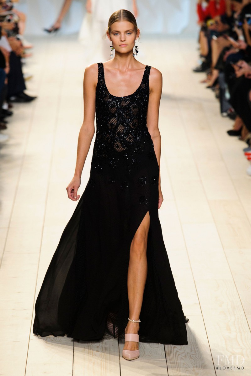 Kate Grigorieva featured in  the Nina Ricci fashion show for Spring/Summer 2015