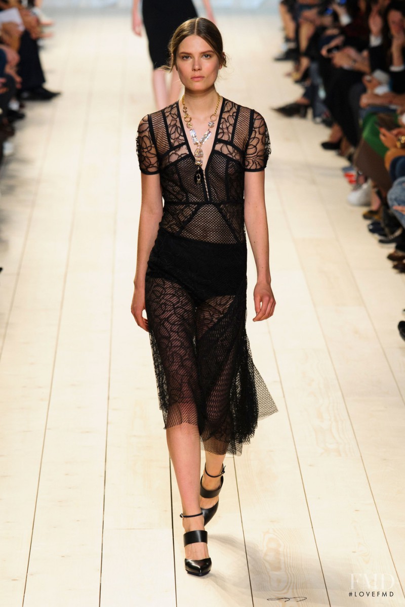 Caroline Brasch Nielsen featured in  the Nina Ricci fashion show for Spring/Summer 2015