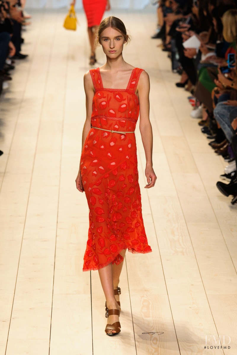Manuela Frey featured in  the Nina Ricci fashion show for Spring/Summer 2015