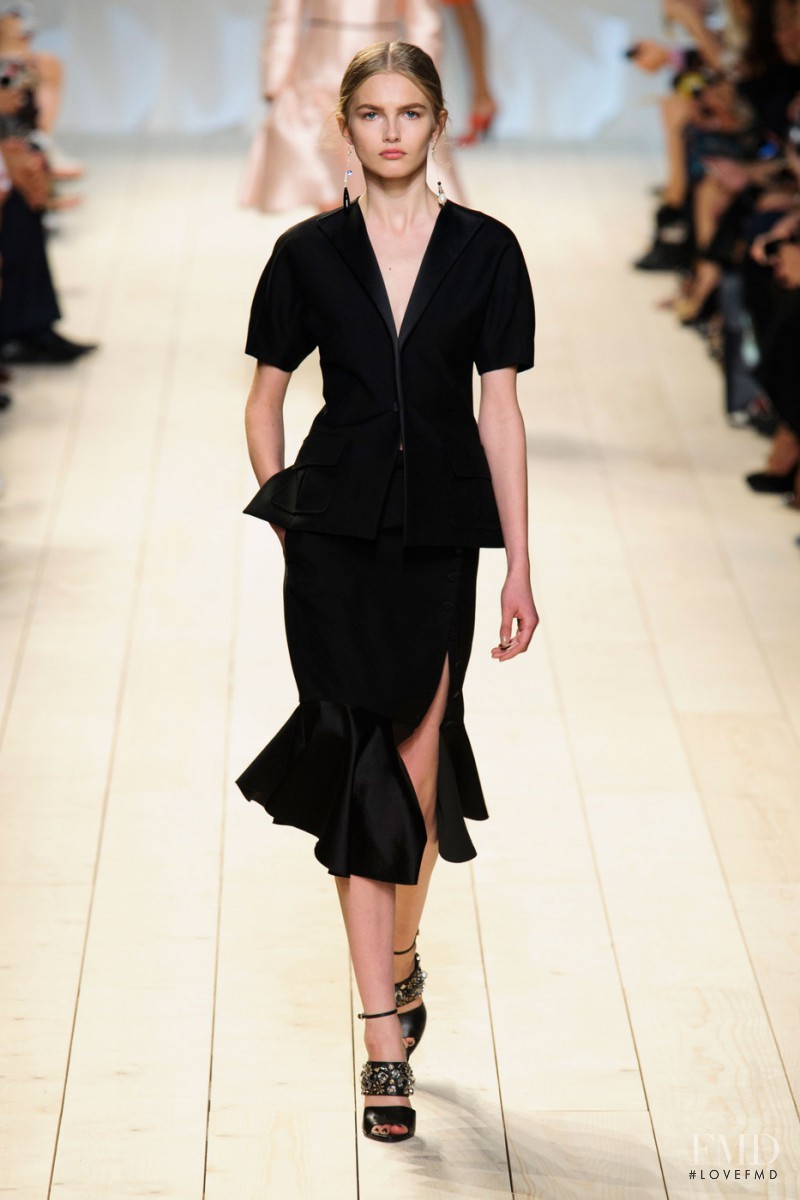 Aneta Pajak featured in  the Nina Ricci fashion show for Spring/Summer 2015